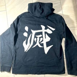 Japanese cotton blend hoodie, Sz M
